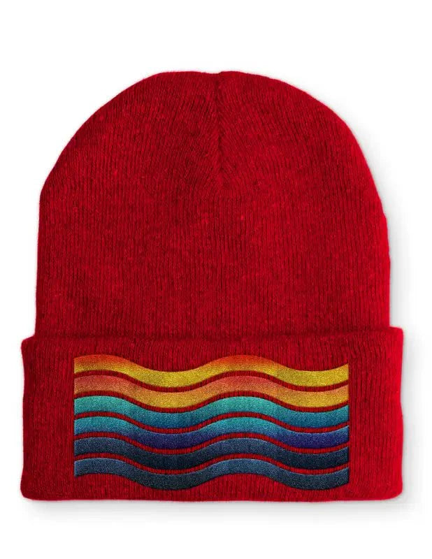 Sonne Meer Statement Beanie Mütze mit Spruch - tshirtladen - Mütze