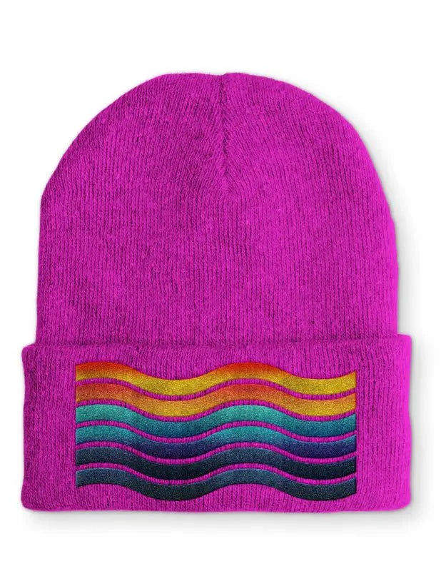 Sonne Meer Statement Beanie Mütze mit Spruch - tshirtladen - Mütze
