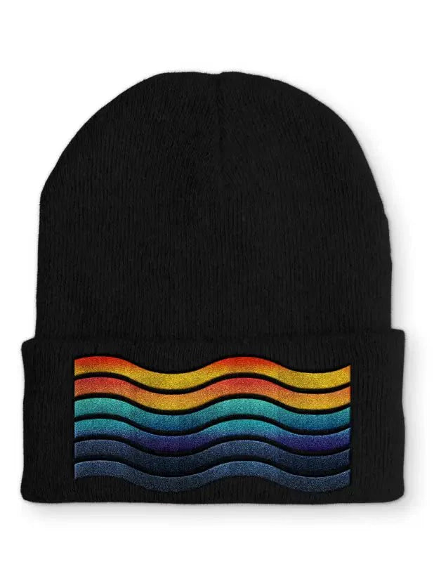 Sonne Meer Statement Beanie Mütze mit Spruch - tshirtladen - Mütze