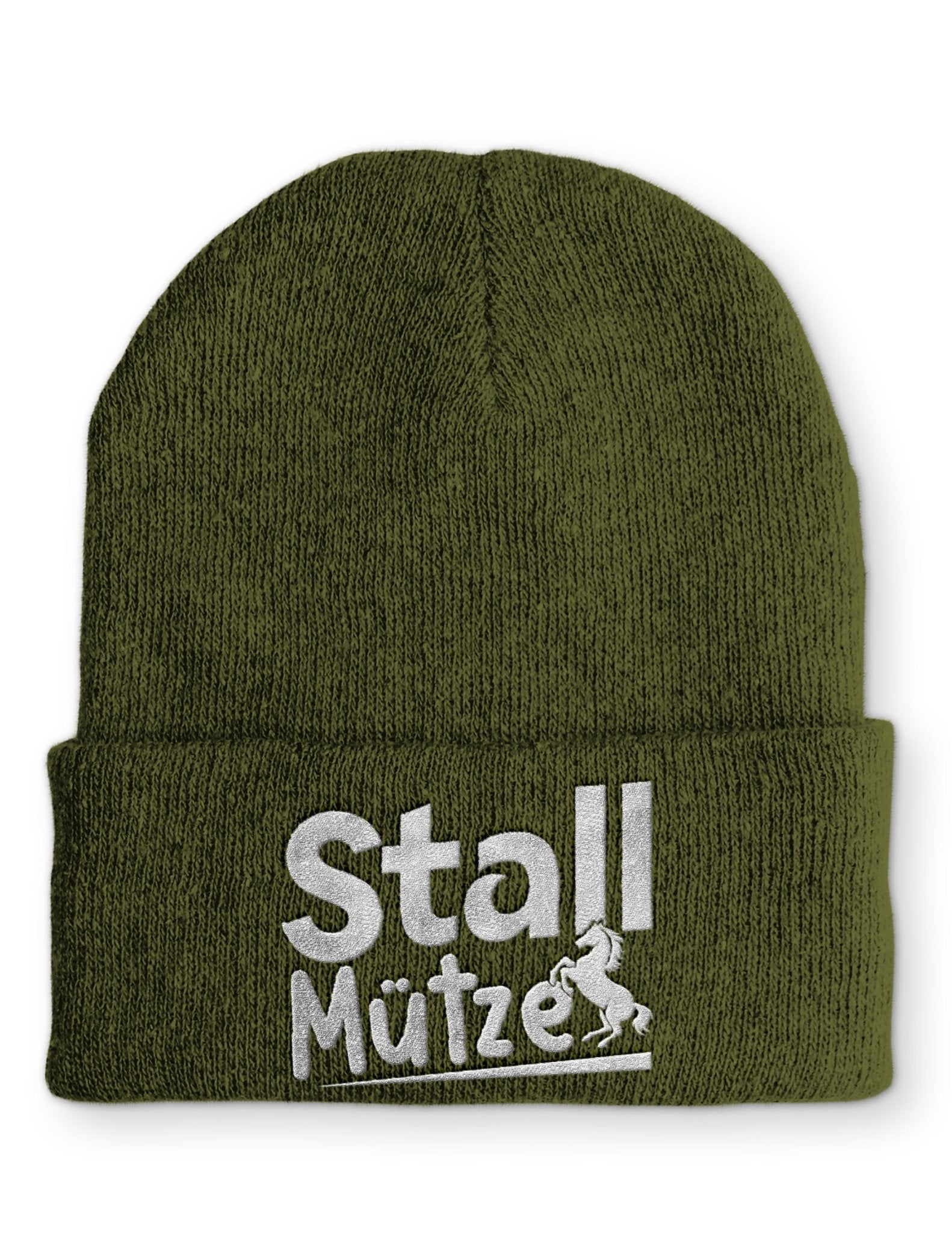 Stall Mütze Statement Beanie Mütze mit Spruch - tshirtladen - Mütze