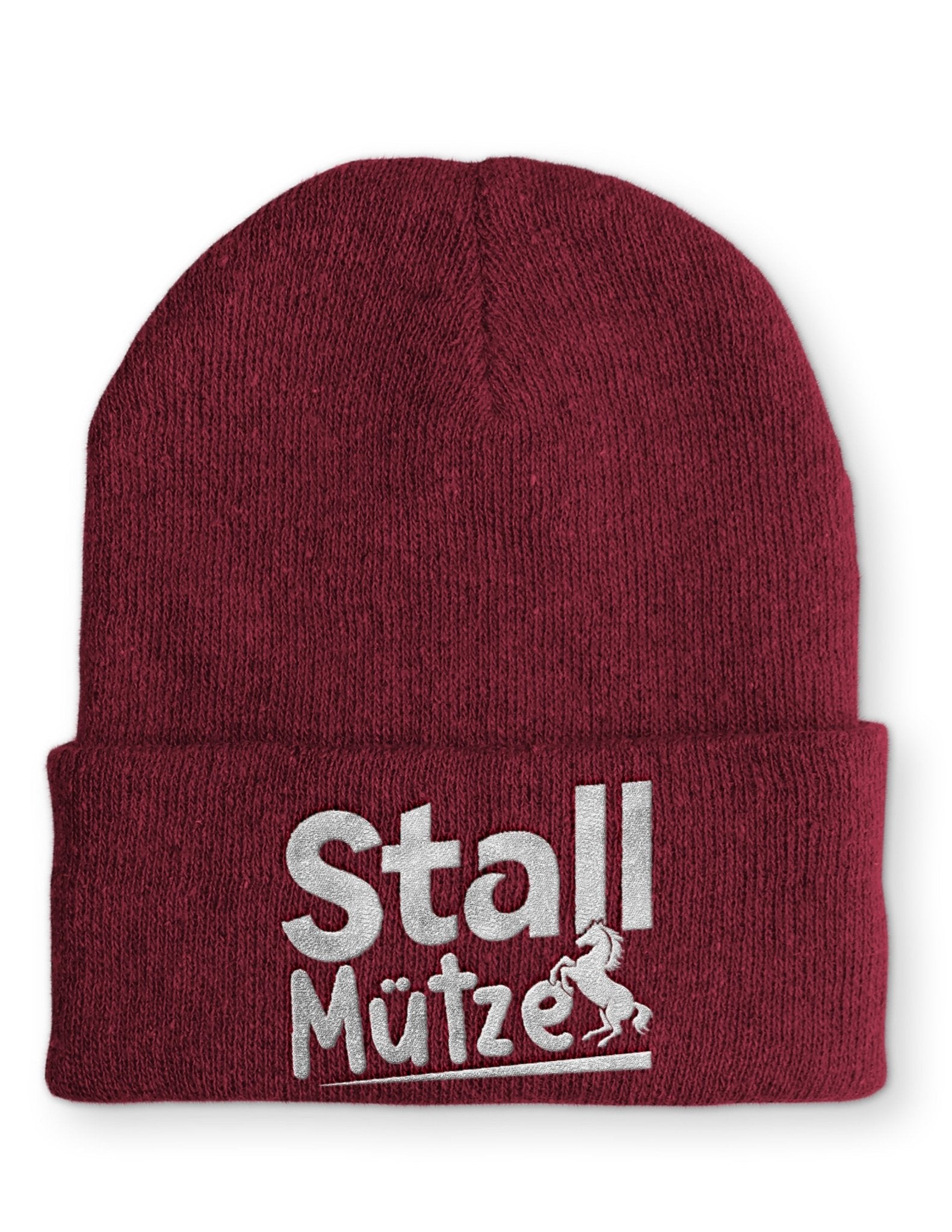 Stall Mütze Statement Beanie Mütze mit Spruch - tshirtladen - Mütze