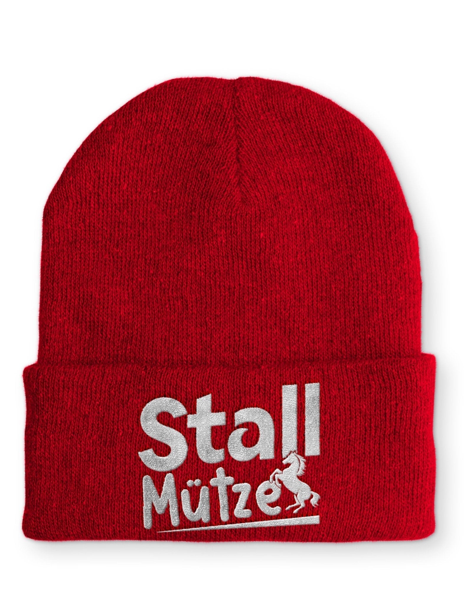 Stall Mütze Statement Beanie Mütze mit Spruch - tshirtladen - Mütze