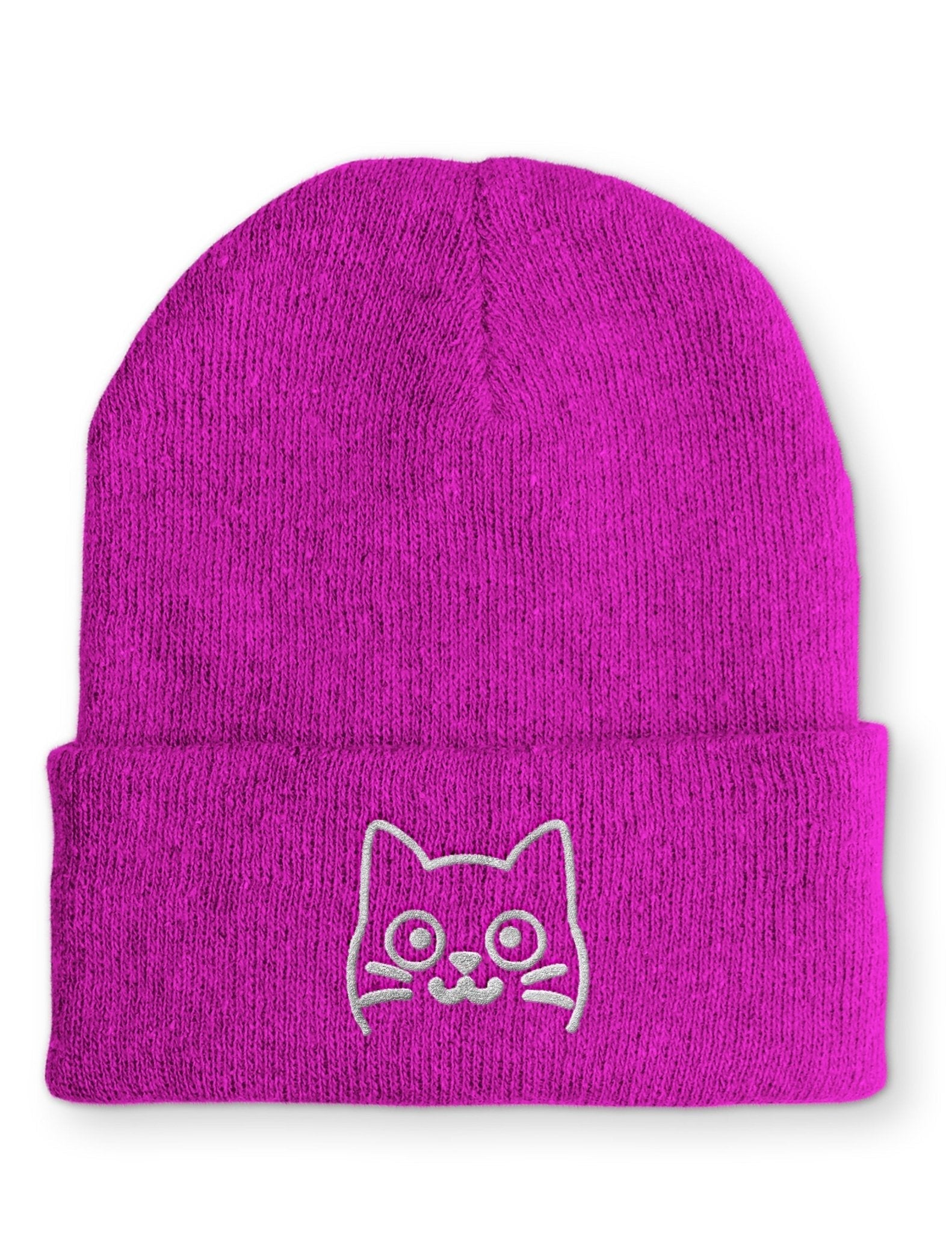 Süße Katze Beanie Mütze mit Spruch - tshirtladen - Mütze