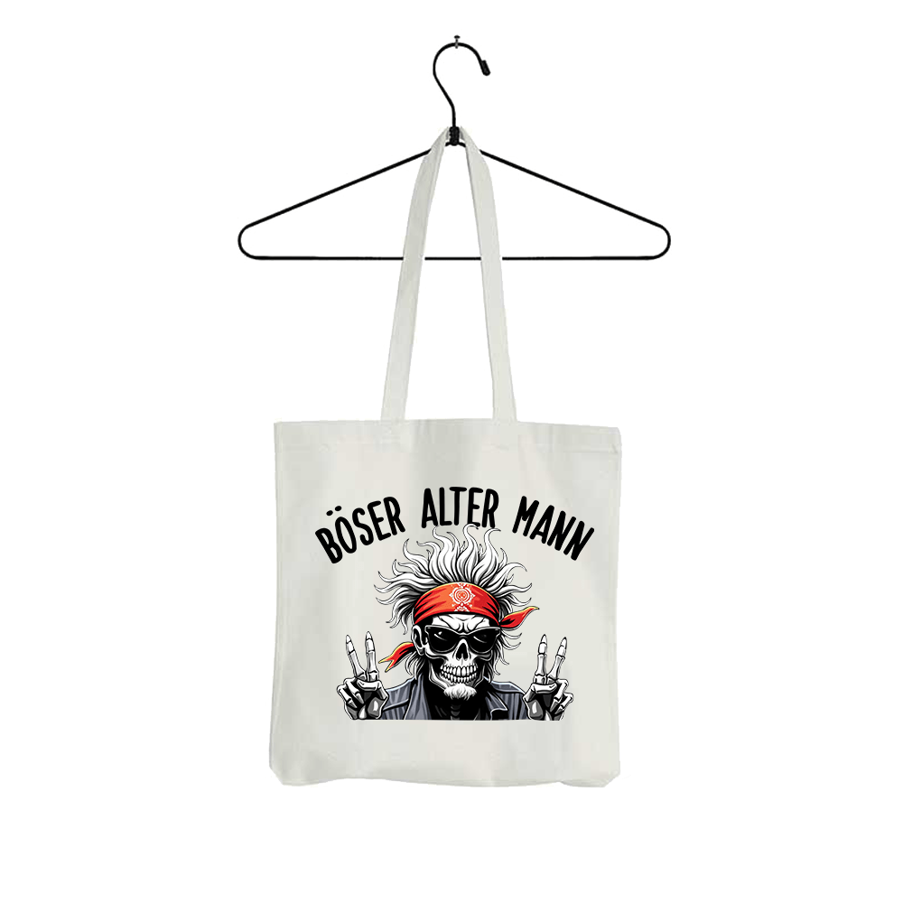 Tasche Böser alter Mann - Schwarzer - Kaffee