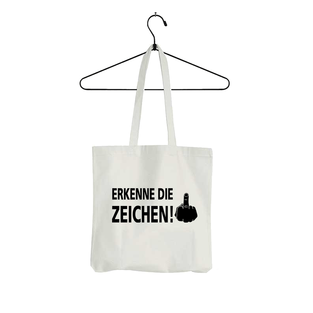 Tasche Erkenne die Zeichen - Schwarzer - Kaffee