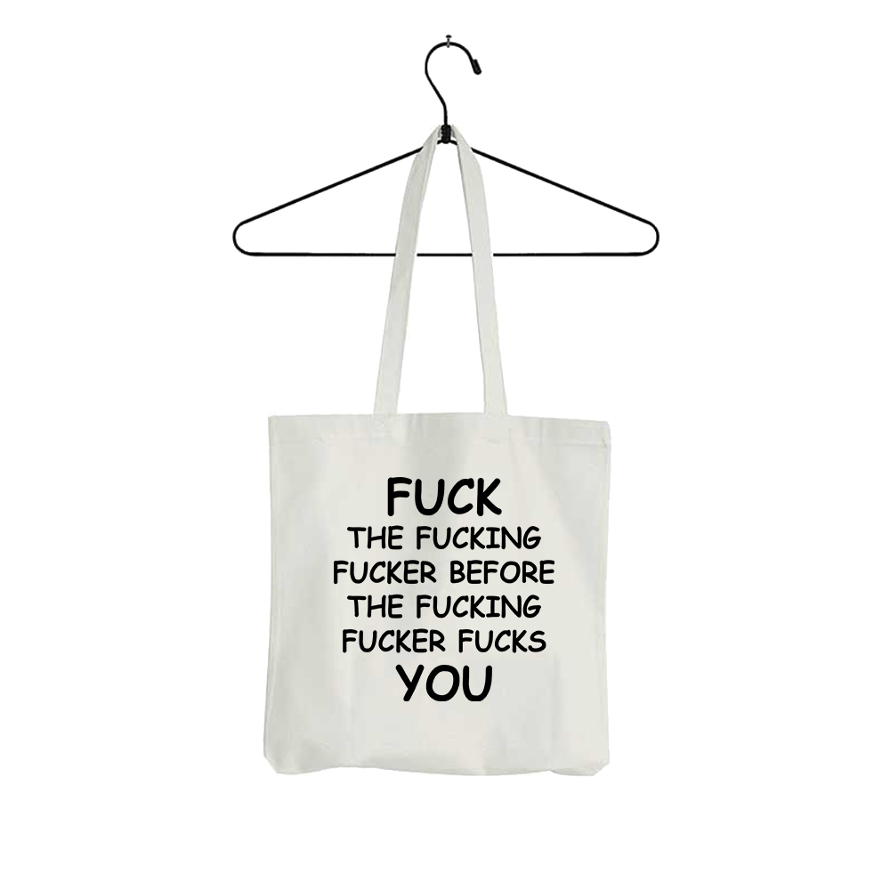 Tasche Fuck - Schwarzer - Kaffee