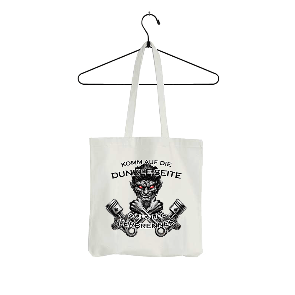 Tasche Komm auf die dunkle Seite. Wir fahren Verbrenner - Schwarzer - Kaffee