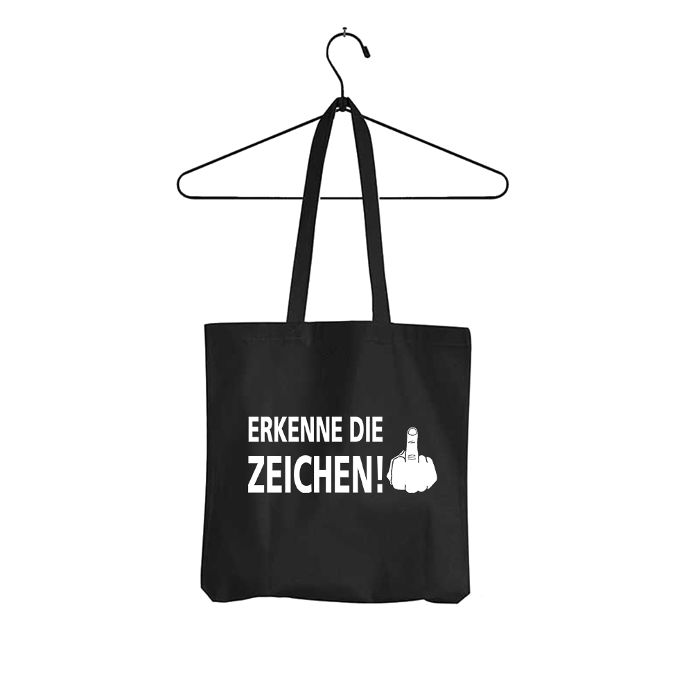 Tasche Erkenne die Zeichen