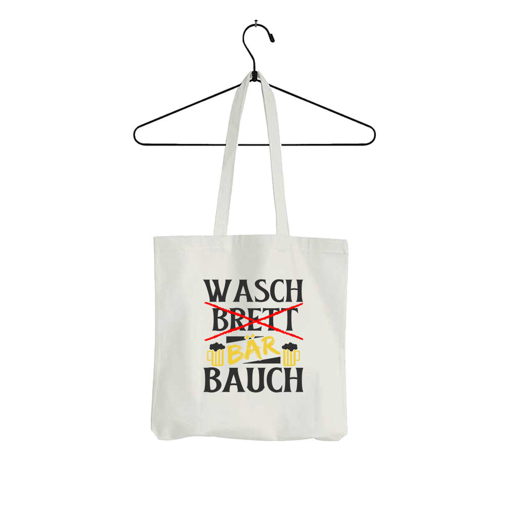 Tasche Wasch Bär Bauch - Schwarzer - Kaffee