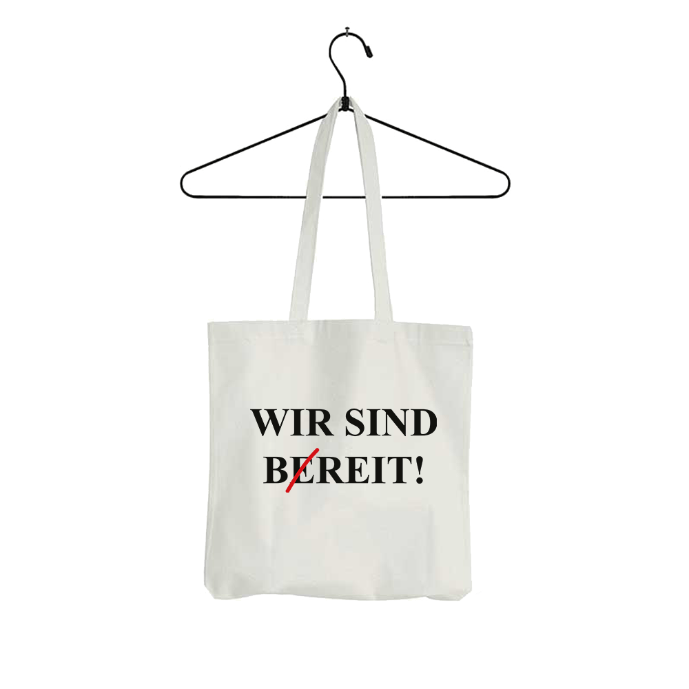 Tasche Wir sind bereit - Schwarzer - Kaffee