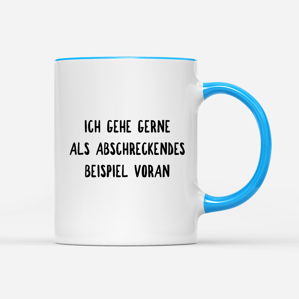 Tasse Abschreckendes Beispiel - Schwarzer - Kaffee