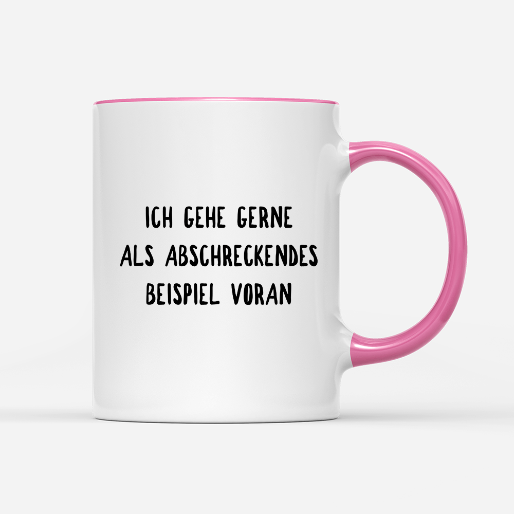 Tasse Abschreckendes Beispiel - Schwarzer - Kaffee