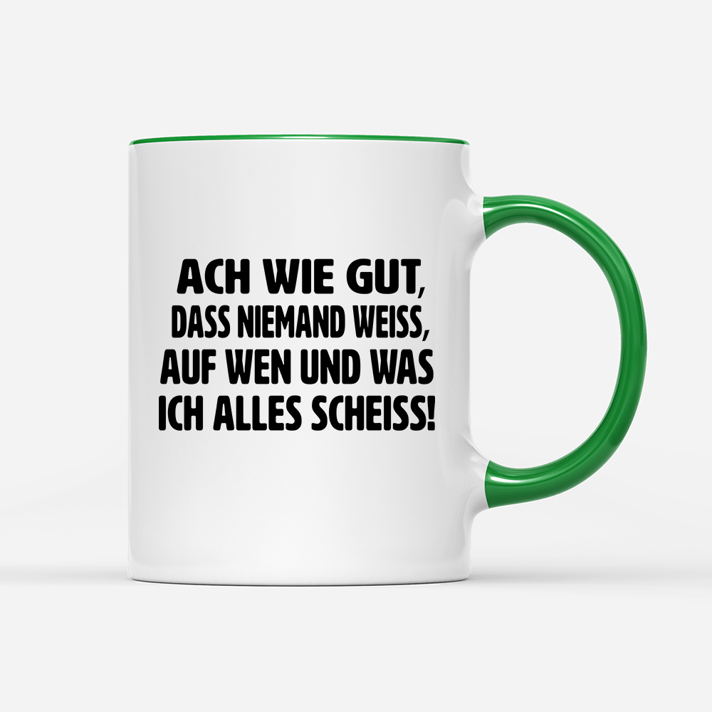 Tasse ach wie gut - Schwarzer - Kaffee