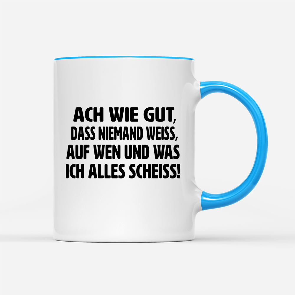 Tasse ach wie gut - Schwarzer - Kaffee