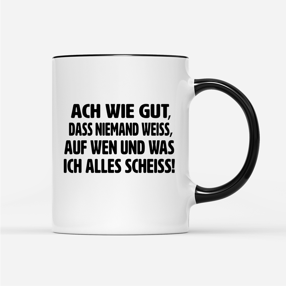 Tasse ach wie gut - Schwarzer - Kaffee