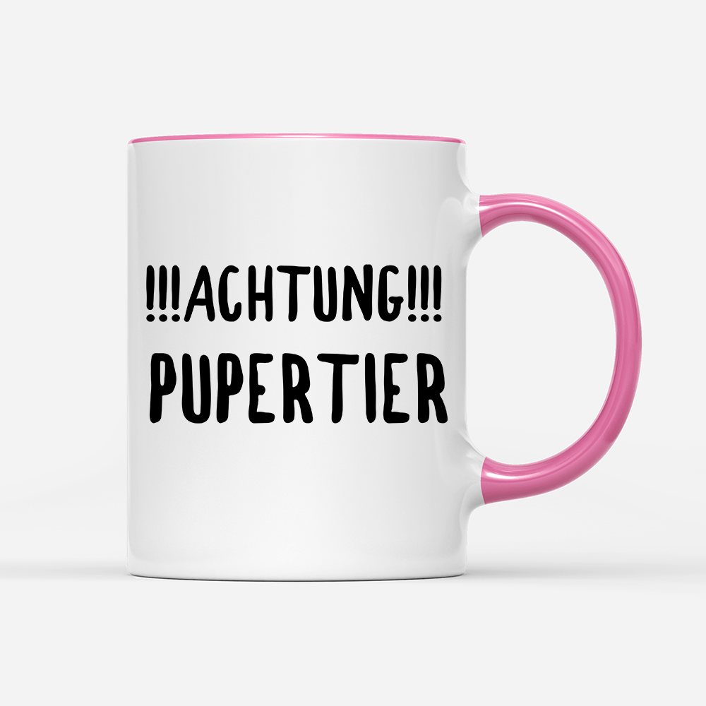 Tasse Achtung Pupertier - Schwarzer - Kaffee