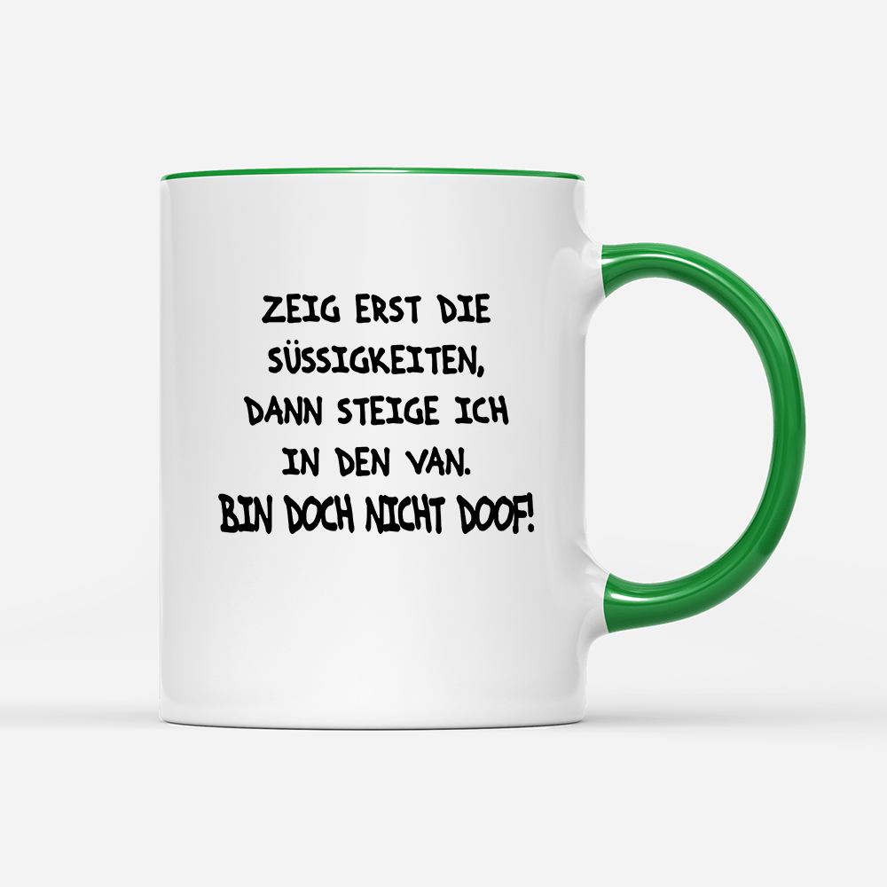 Tasse Bin doch nicht doof - Schwarzer - Kaffee