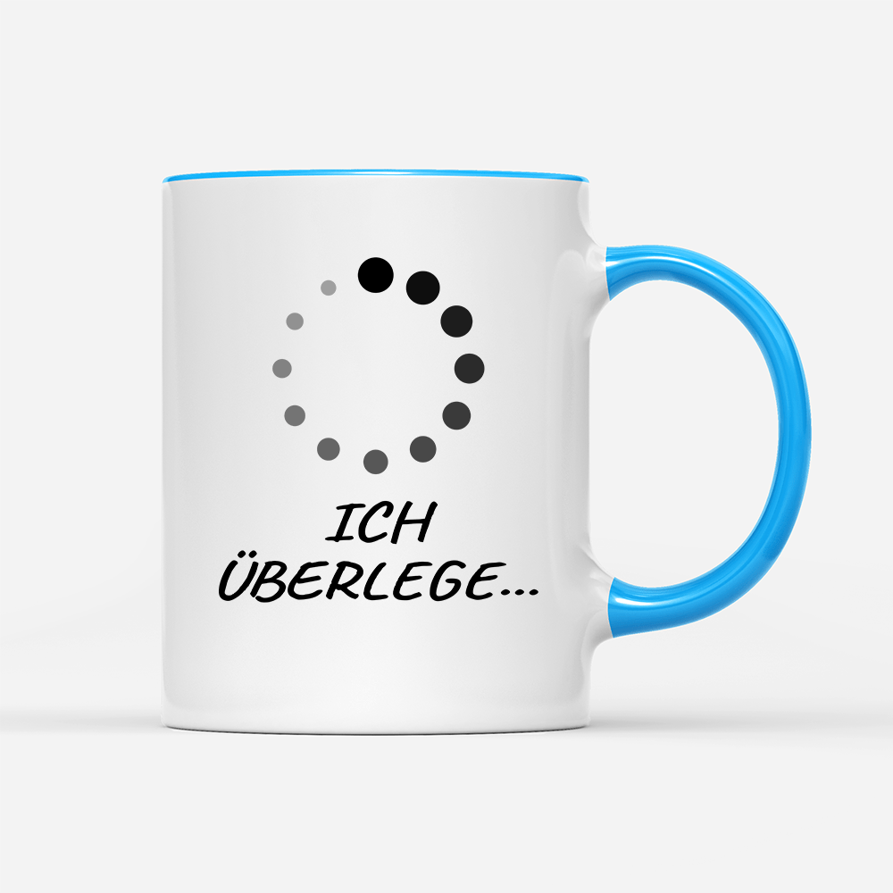 Tasse Bitte Ich überlege - Schwarzer - Kaffee
