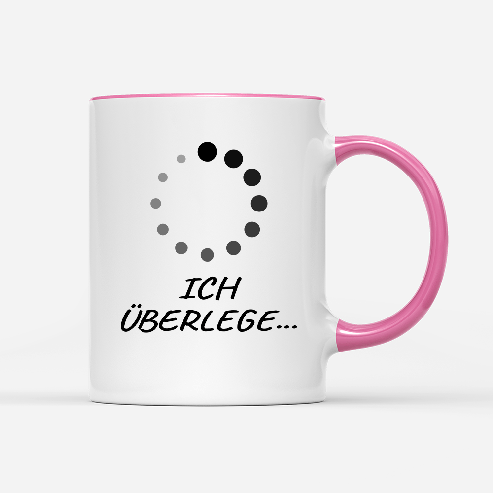 Tasse Bitte Ich überlege - Schwarzer - Kaffee