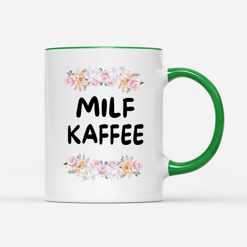 Tasse Blumen Milf Kaffee - Schwarzer - Kaffee