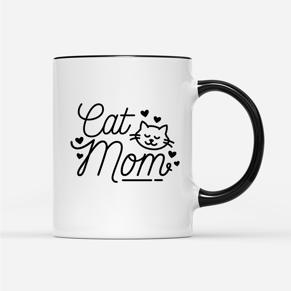 Tasse Cat Mom - Schwarzer - Kaffee