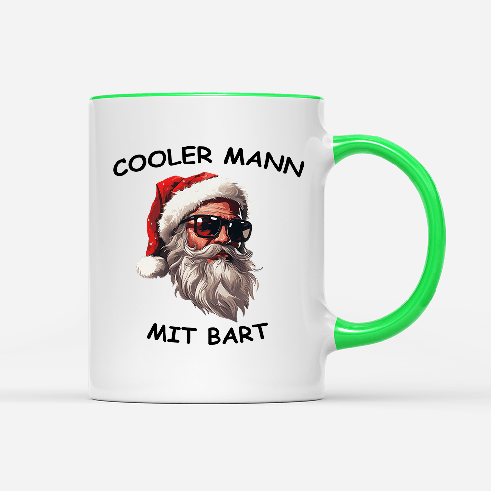 Tasse Cooler Mann mit Bart - Schwarzer - Kaffee