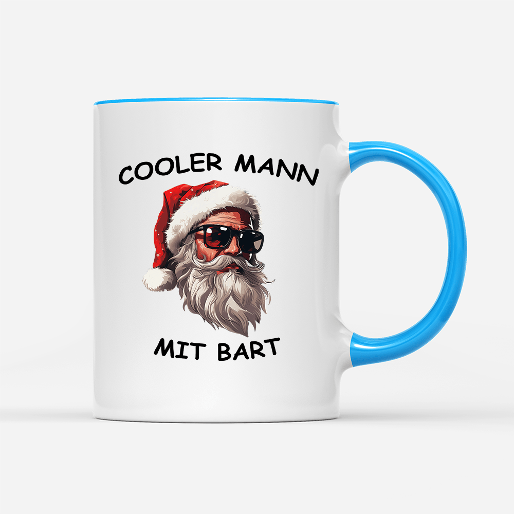 Tasse Cooler Mann mit Bart - Schwarzer - Kaffee