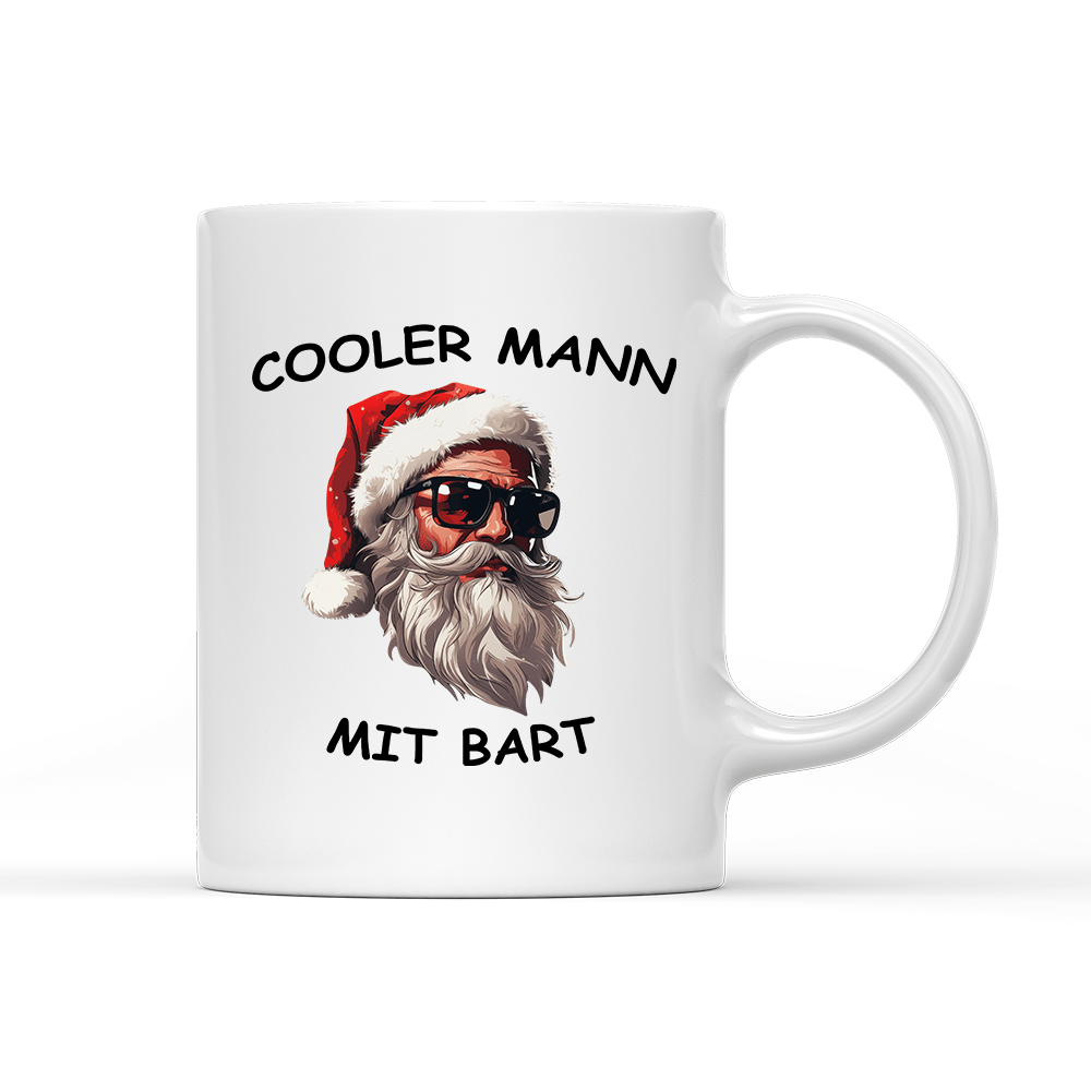 Tasse Cooler Mann mit Bart - Schwarzer - Kaffee