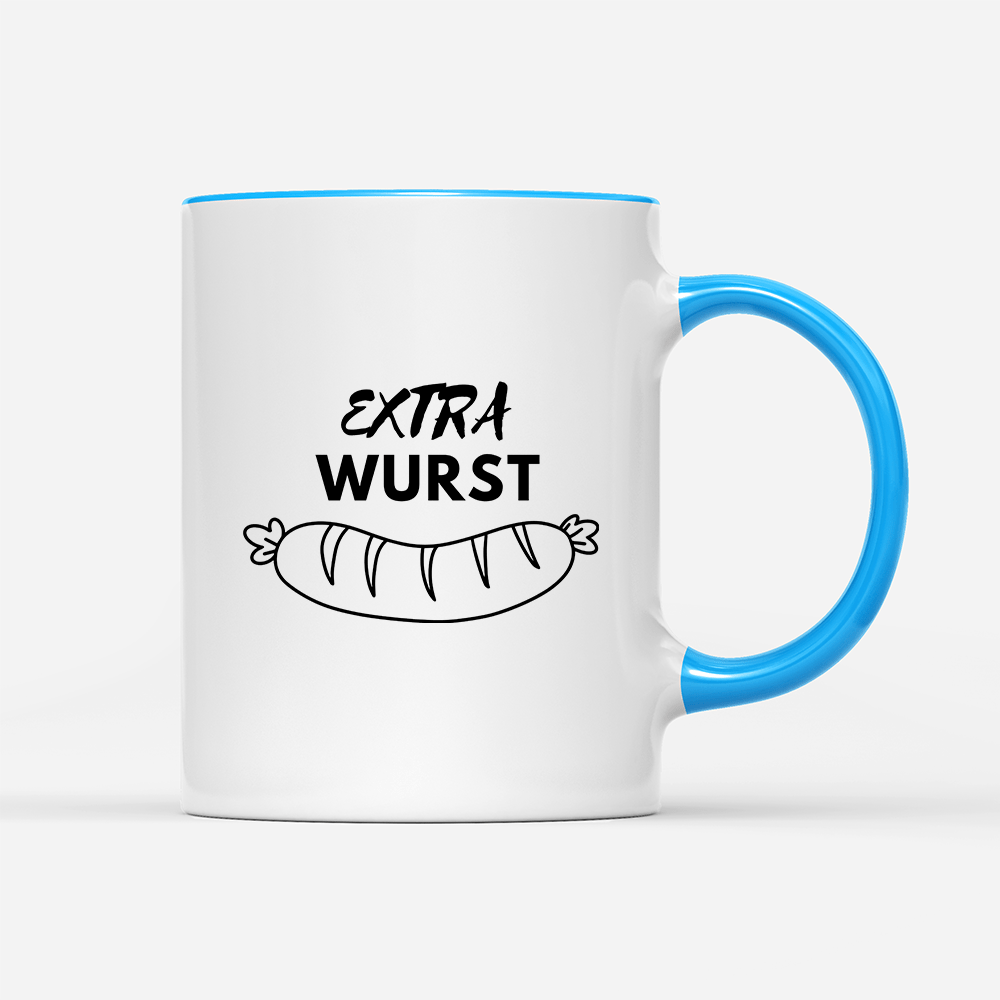 Tasse Extra Wurst - Schwarzer - Kaffee
