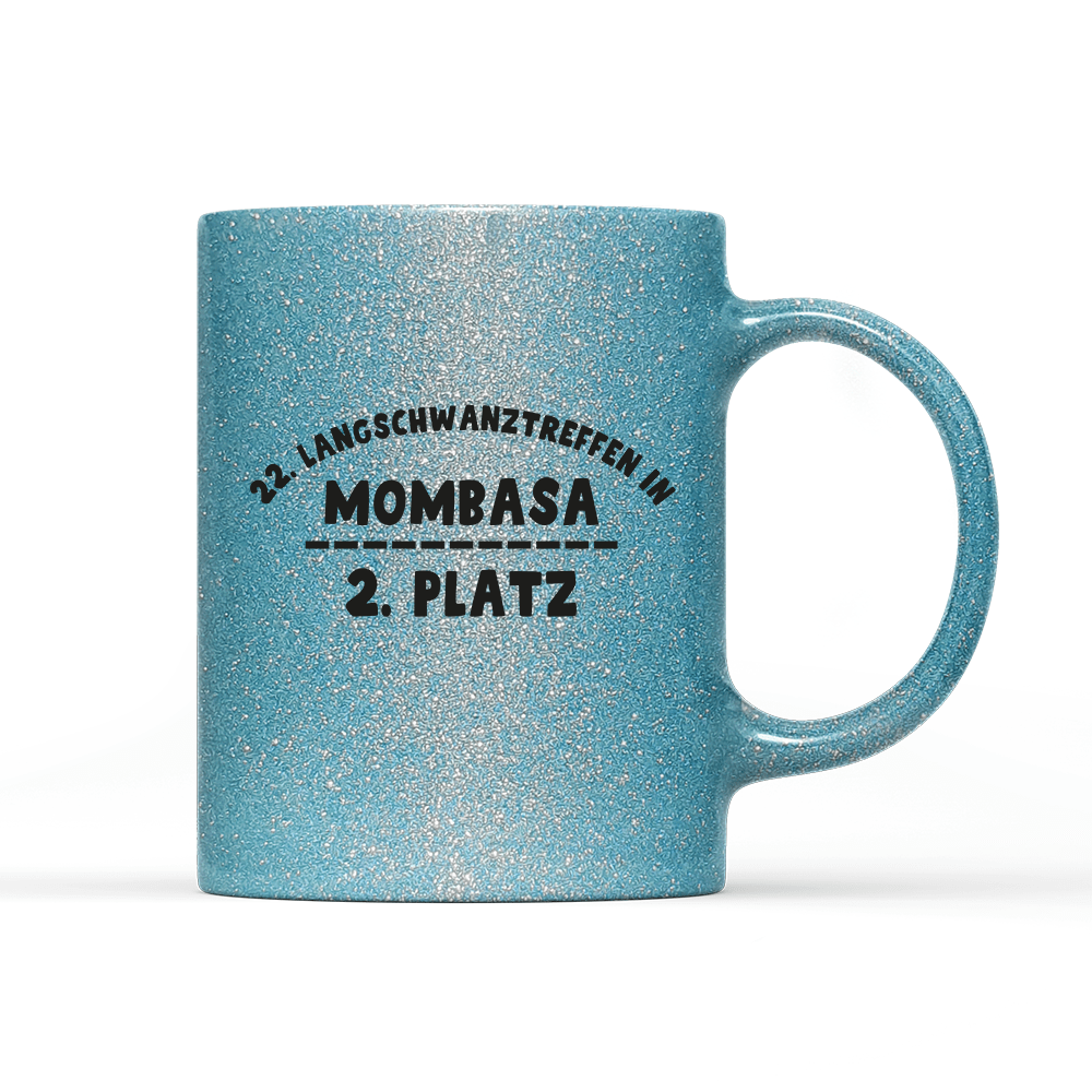 Tasse Glitzer Edition Zweiter Platz - Schwarzer - Kaffee