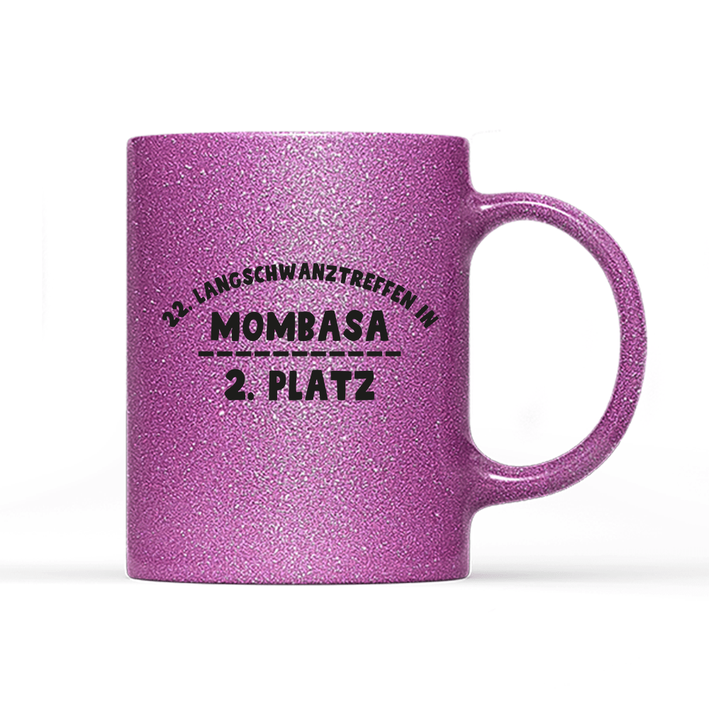 Tasse Glitzer Edition Zweiter Platz - Schwarzer - Kaffee