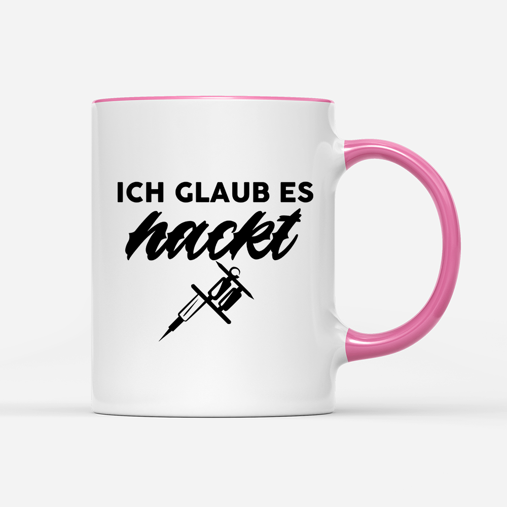 Tasse Ich glaub es hackt - Schwarzer - Kaffee