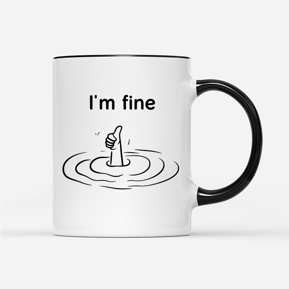 Tasse Im fine - Schwarzer - Kaffee