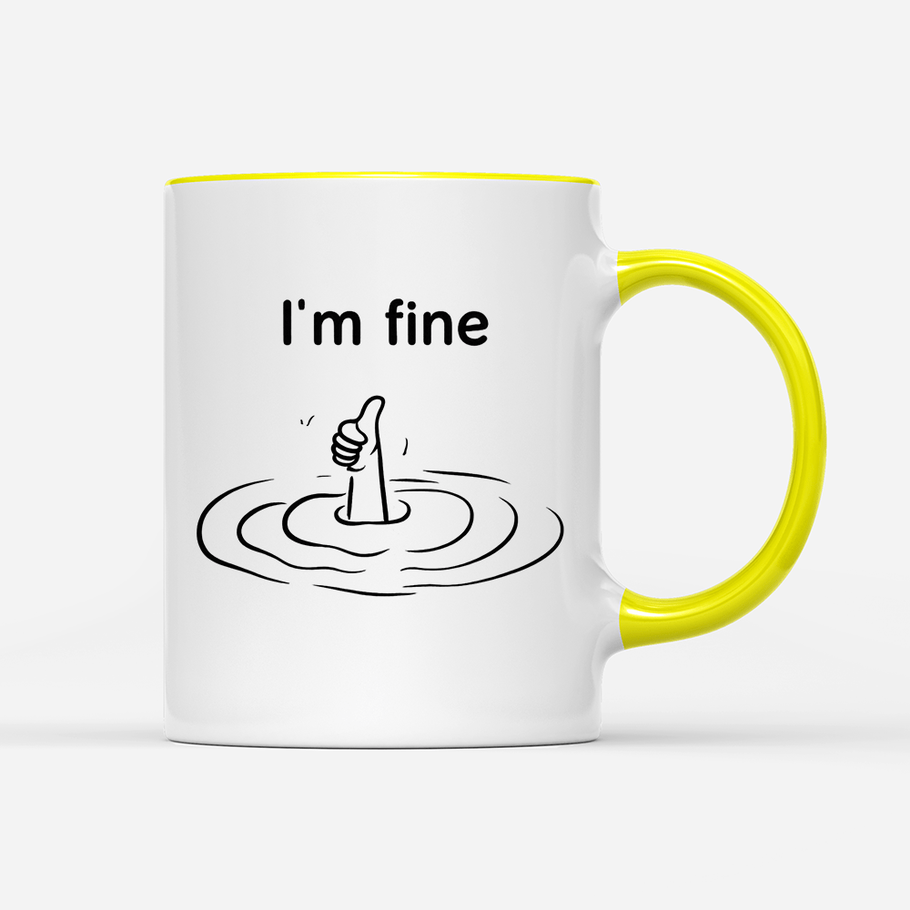 Tasse Im fine - Schwarzer - Kaffee