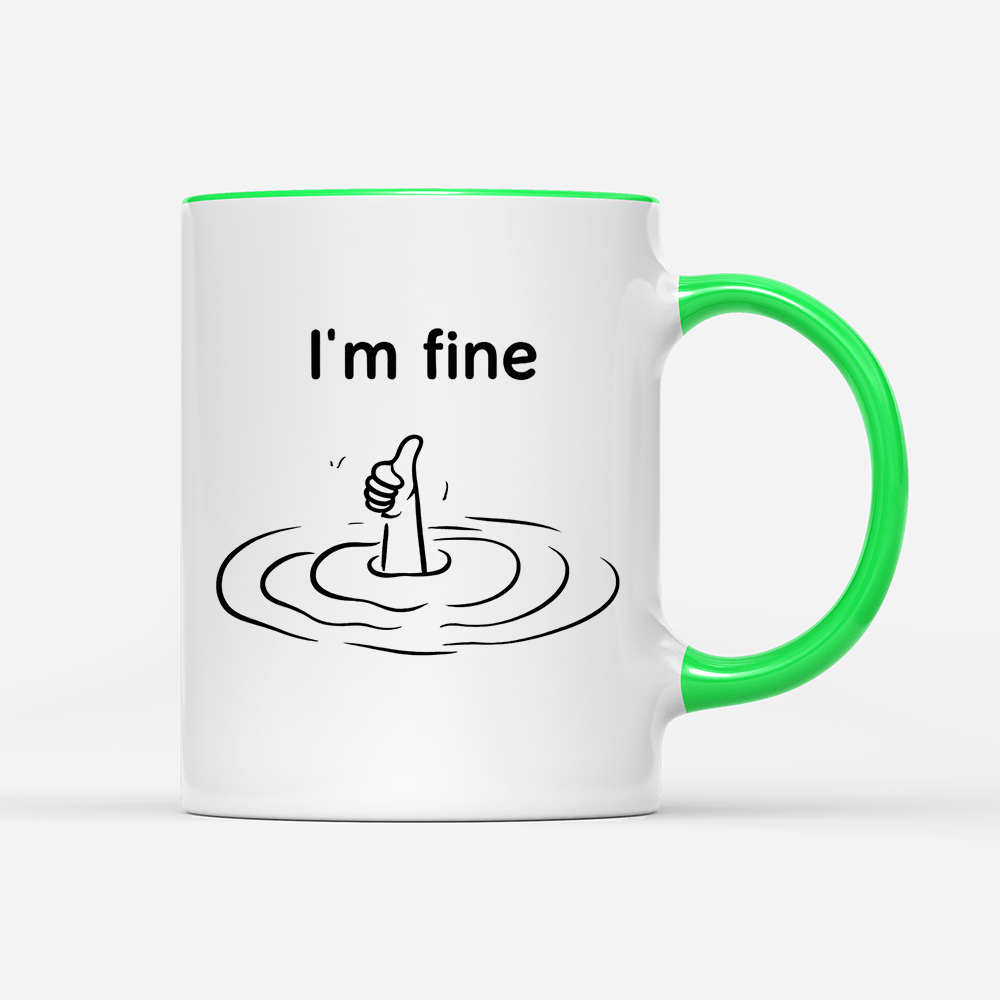 Tasse Im fine - Schwarzer - Kaffee