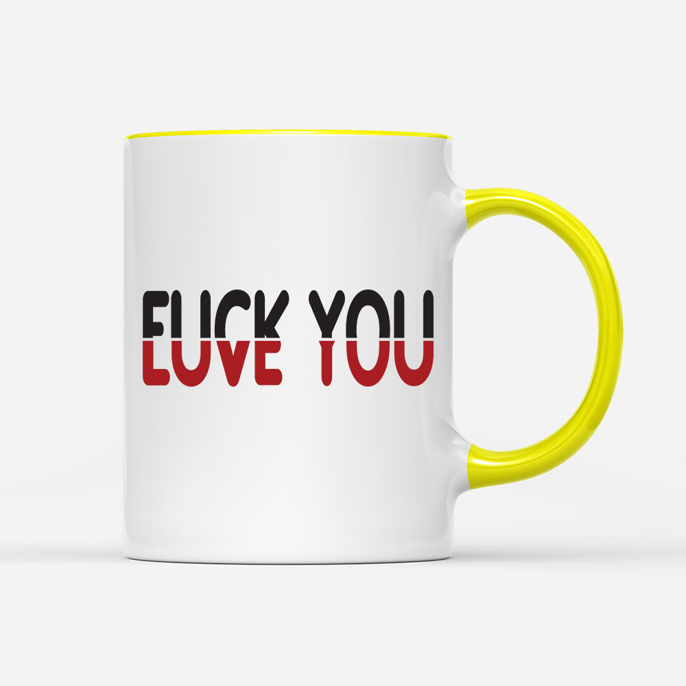 Tasse Love you - Schwarzer - Kaffee