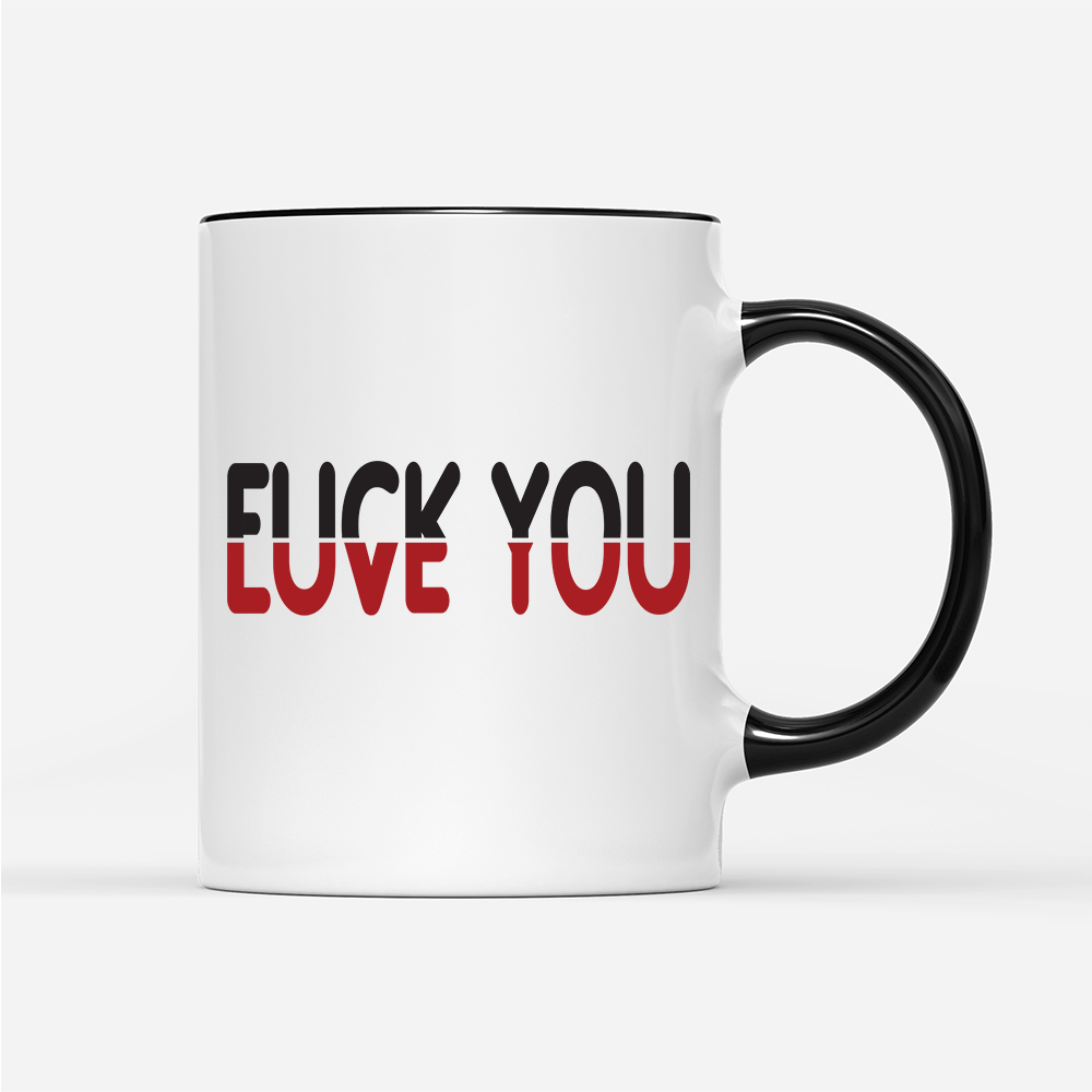 Tasse Love you - Schwarzer - Kaffee