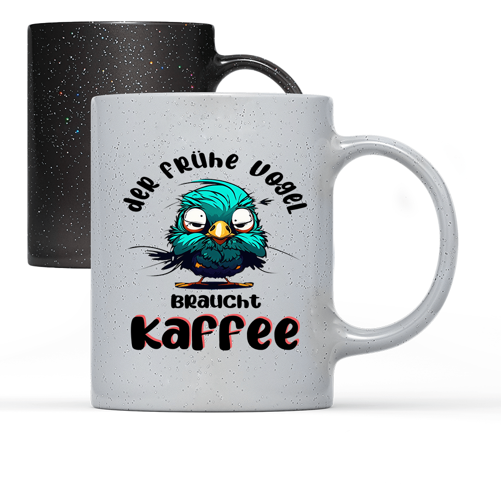 Tasse Magic der frühe Vogel - Schwarzer - Kaffee