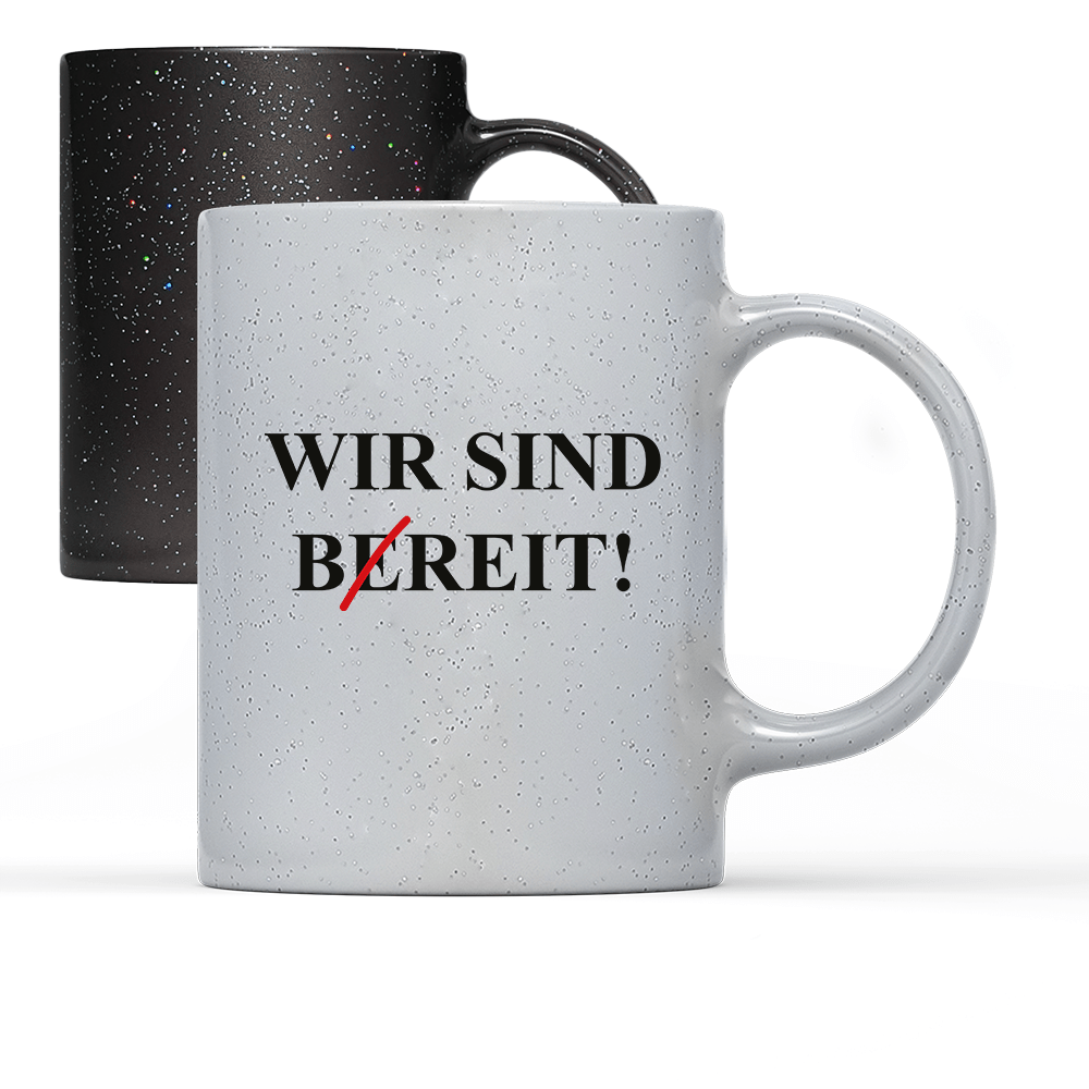 Tasse Magic Wir sind bereit - Schwarzer - Kaffee