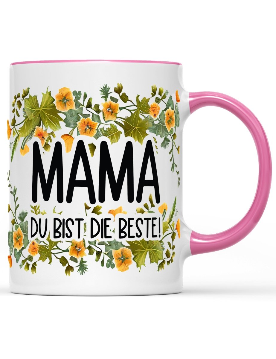 Tasse Mama du bist die Beste! Muttertag Special - Schwarzer - Kaffee