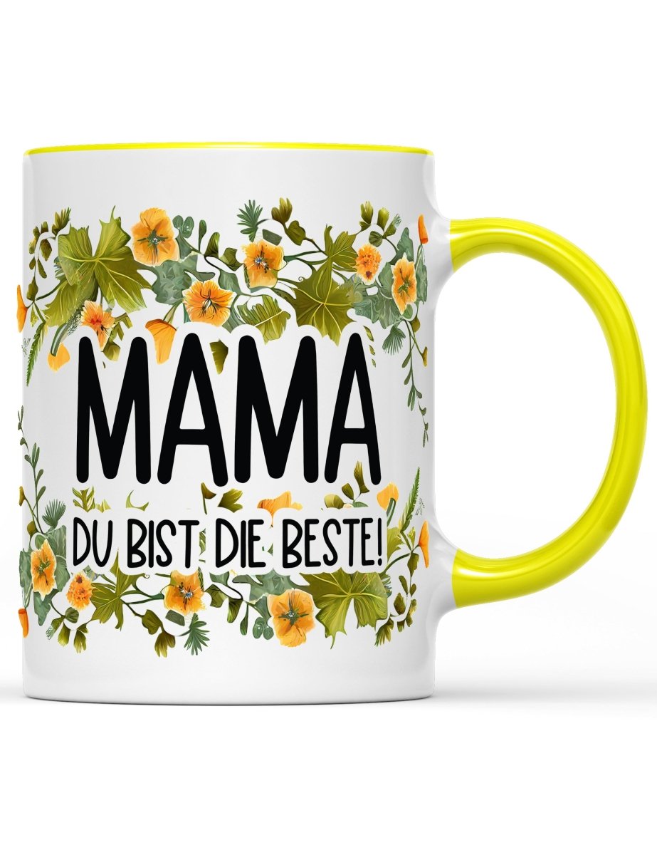 Tasse Mama du bist die Beste! Muttertag Special - Schwarzer - Kaffee