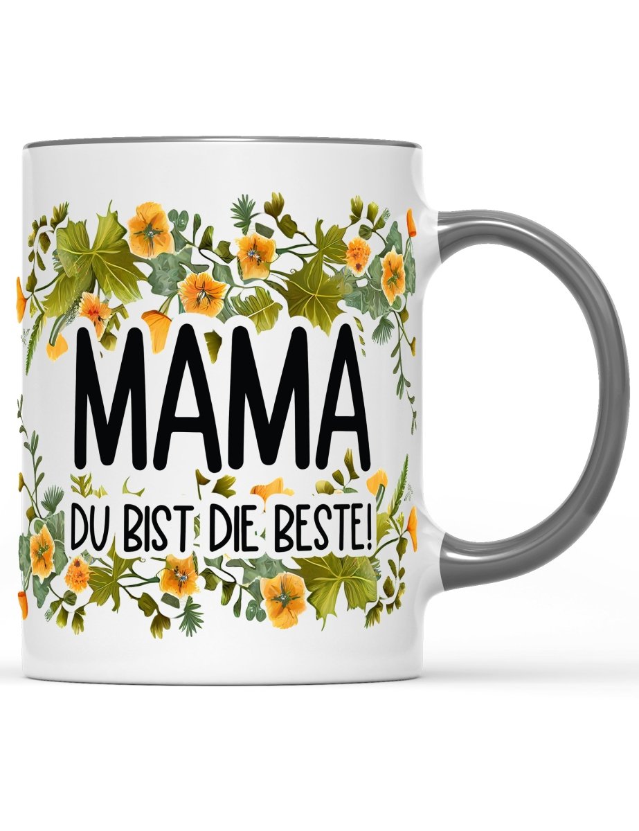 Tasse Mama du bist die Beste! Muttertag Special - Schwarzer - Kaffee