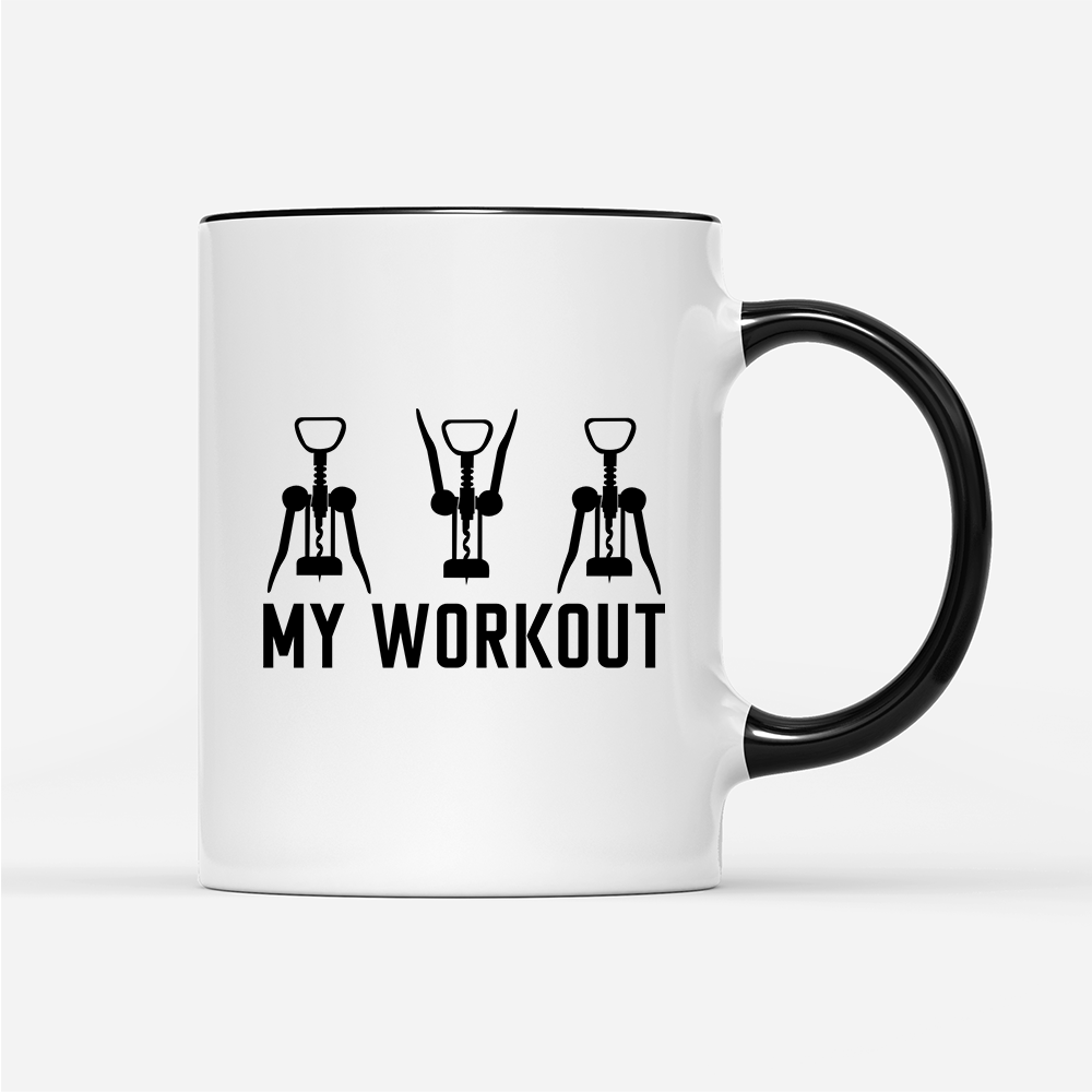 Tasse My Workout - Schwarzer - Kaffee