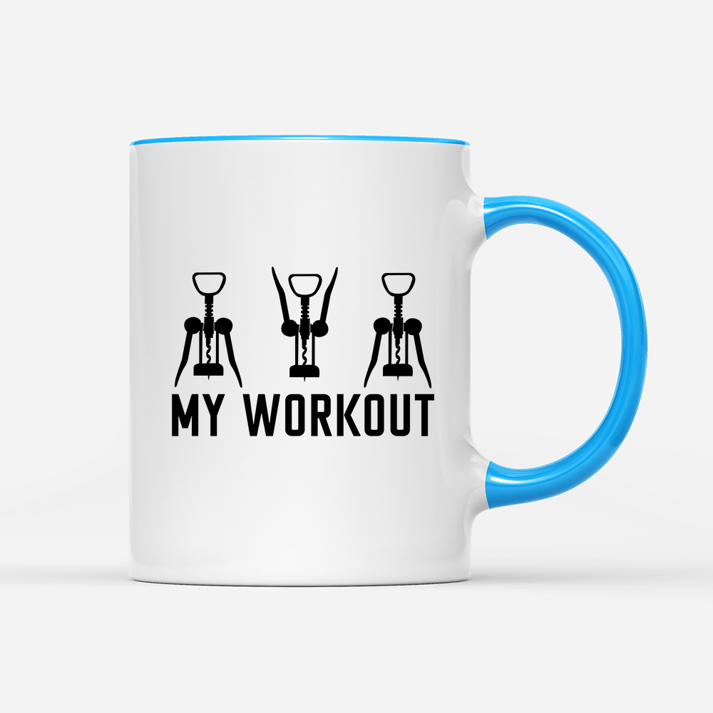Tasse My Workout - Schwarzer - Kaffee
