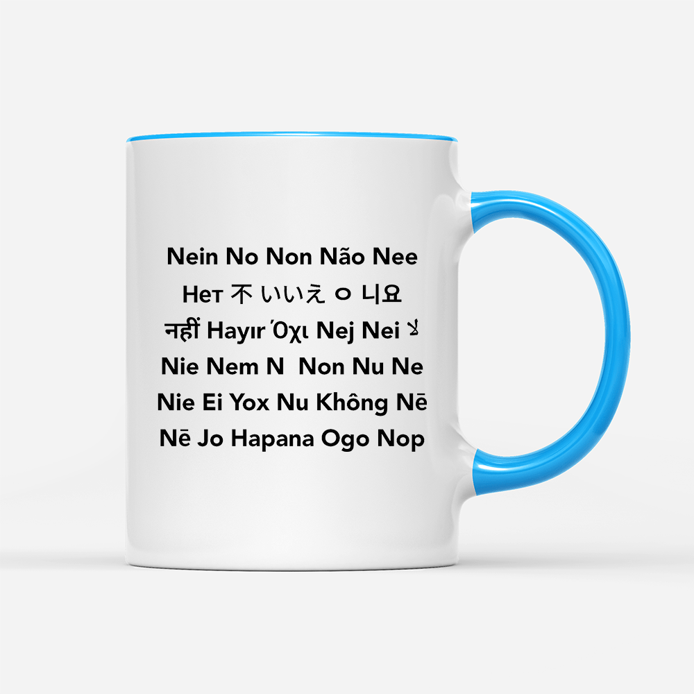 Tasse Nein No - Schwarzer - Kaffee