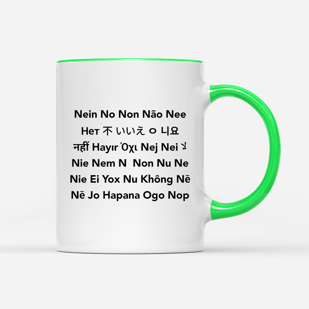 Tasse Nein No - Schwarzer - Kaffee