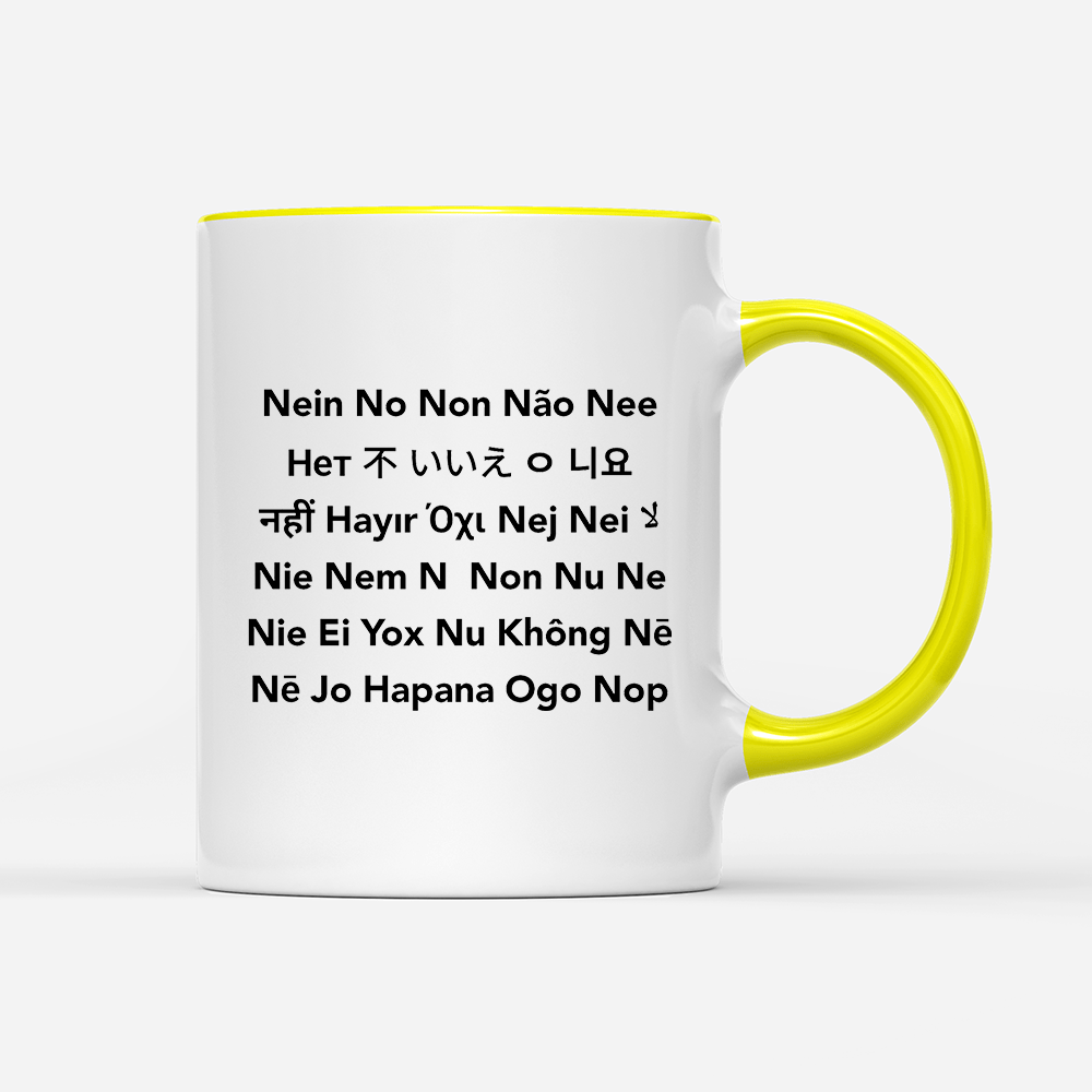 Tasse Nein No - Schwarzer - Kaffee