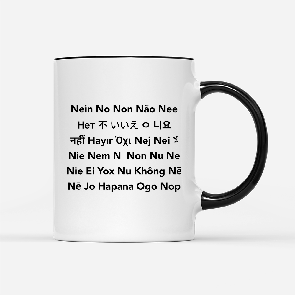 Tasse Nein No - Schwarzer - Kaffee