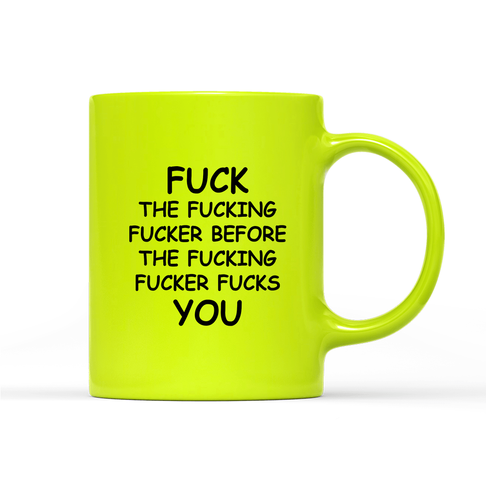 Tasse Neon Fuck - Schwarzer - Kaffee