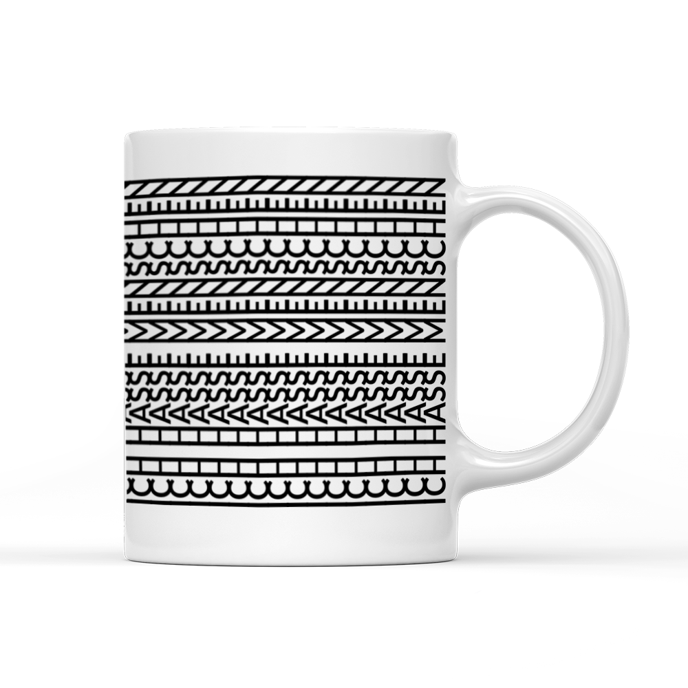 Tasse Undercover Ich hasse Menschen - Schwarzer - Kaffee